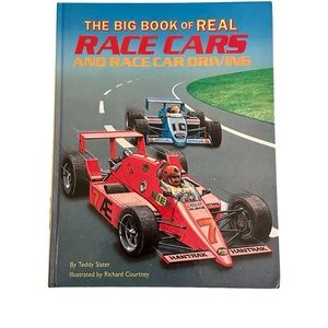 The Big Book of Real Race Cars and Race Car Driving Vintage Children’s Book
